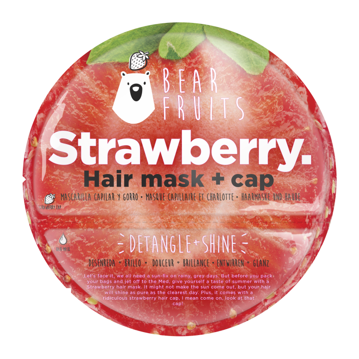 E-shop Bear Fruits hloubkově vyživující maska na vlasy Jahoda