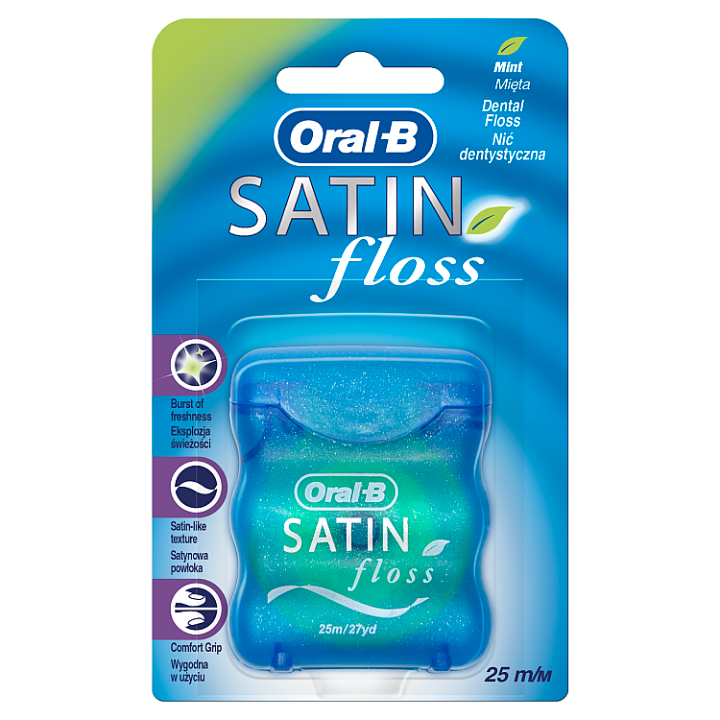 E-shop Oral-B Satin Floss Mint Zubní Nit 25 m