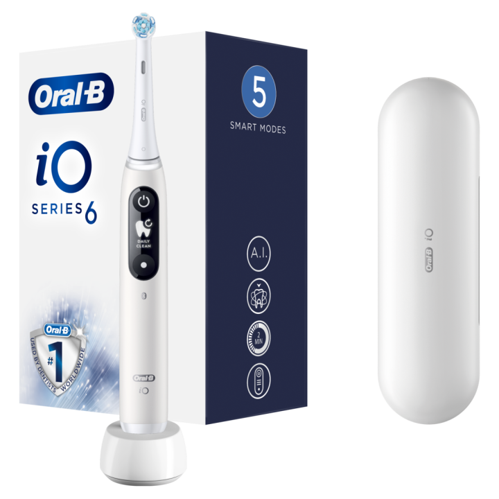 E-shop Oral-B iO 6N Bílý Elektrický Zubní Kartáček