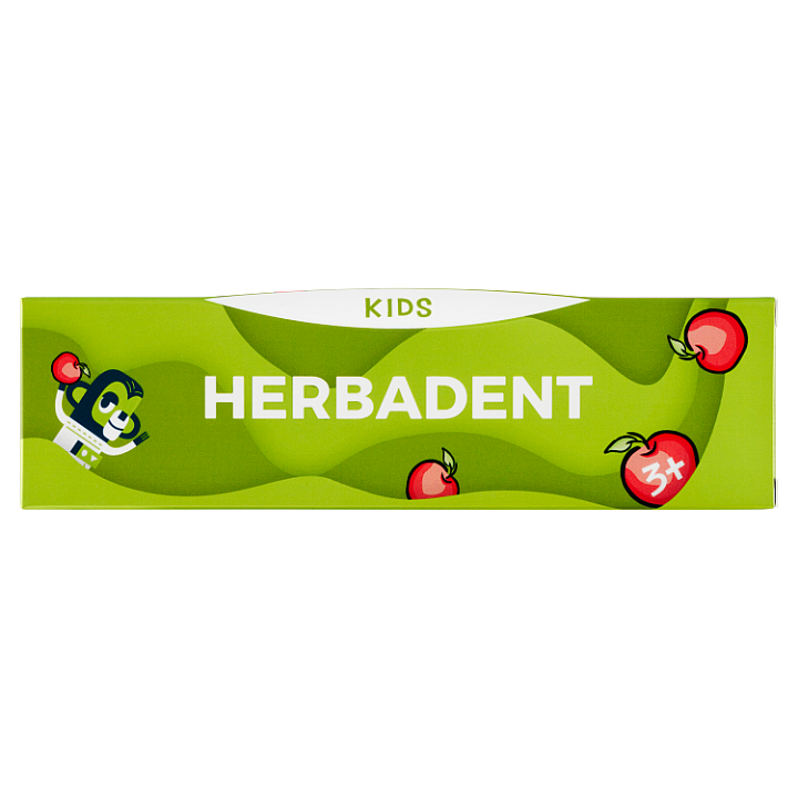E-shop Herbadent Kids bylinná zubní pasta jablko 75g