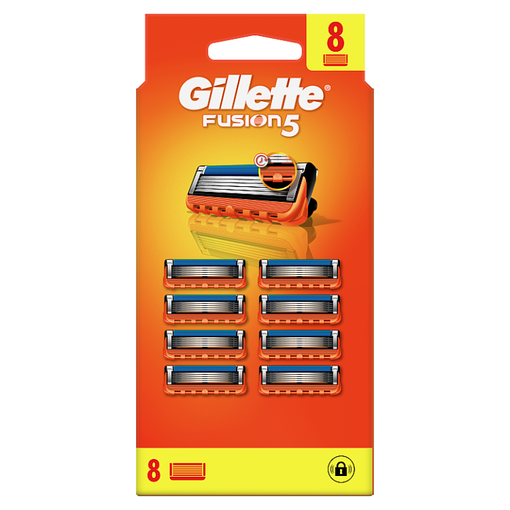 E-shop Gillette Fusion5 Náhradní Holicí Hlavice Pro Muže, 8 Náhradních Holicích Hlavic