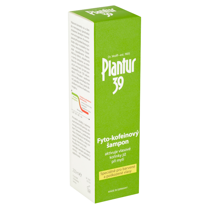 E-shop Plantur 39 Fyto-kofeinový šampon pro barvené vlasy 250ml