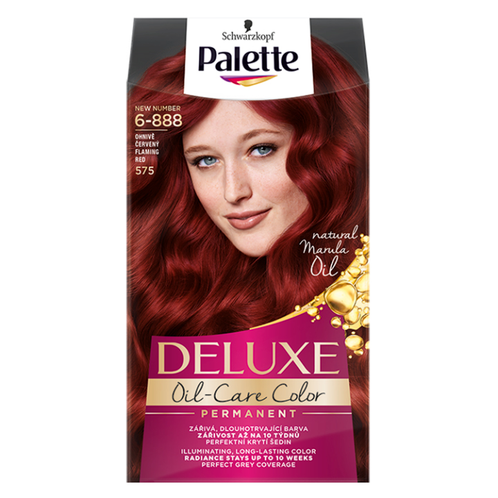 E-shop Schwarzkopf Palette Deluxe barva na vlasy Ohnivě Červený 6-888 (575)