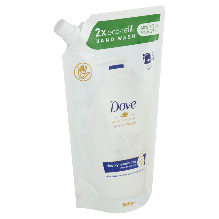 Fotografie Dove Deeply Nourishing Tekuté mýdlo náhradní náplň 500 ml