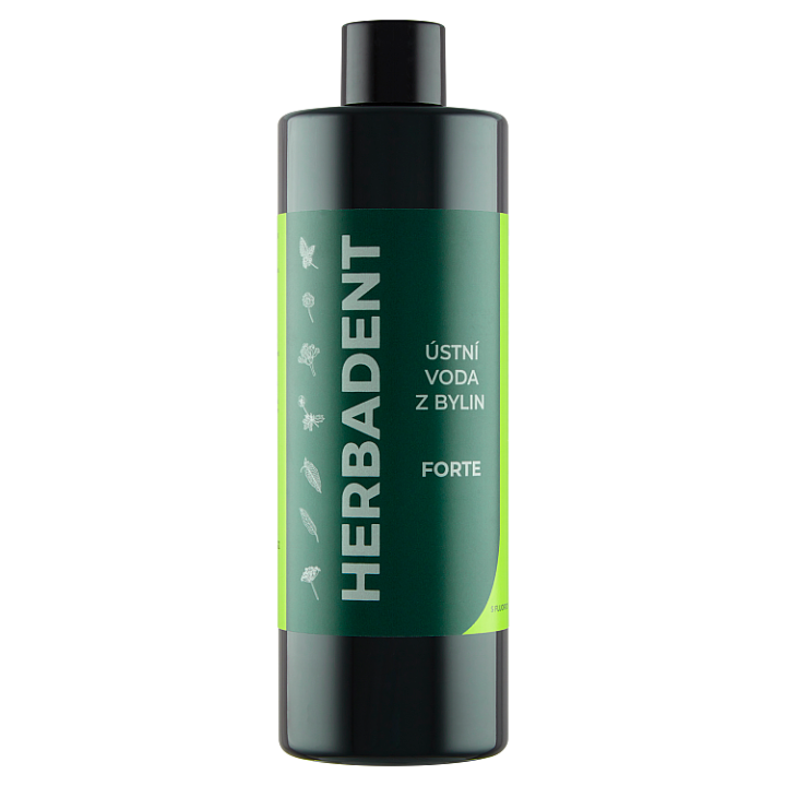 E-shop Herbadent Forte bylinná ústní voda s fluoridy 400ml