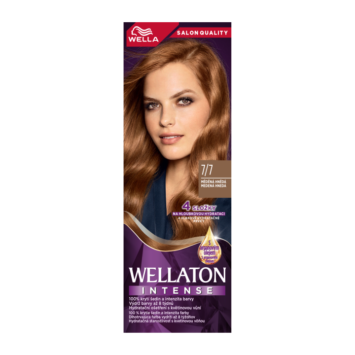 E-shop Wella Wellaton Intense permanentní barva na vlasy 7/7 Měděná hnědá