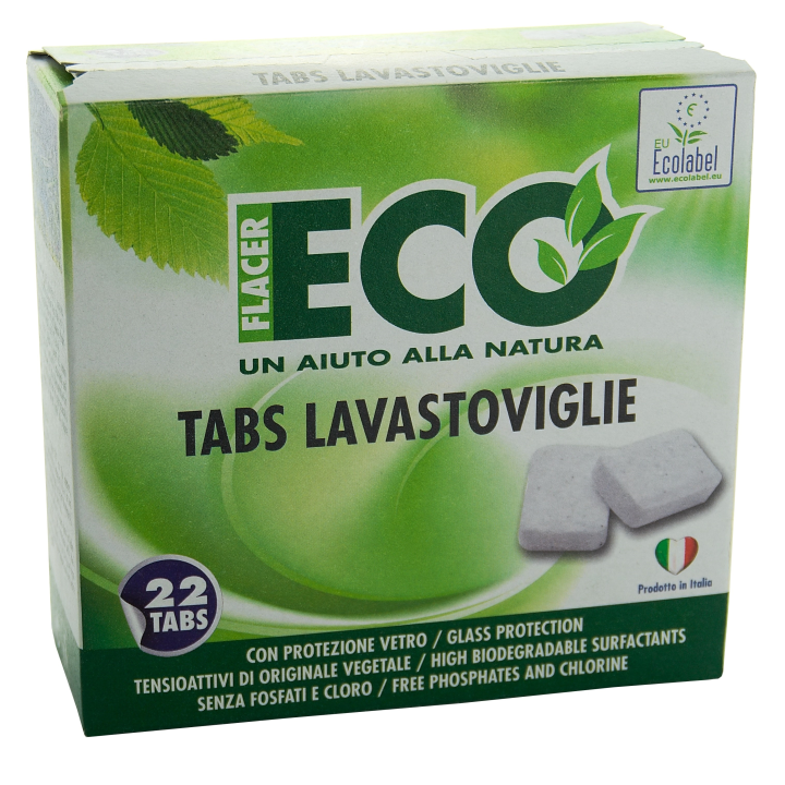 E-shop Ecoflacer tabs lavastoviglie eko tablety do myčky 22 ks