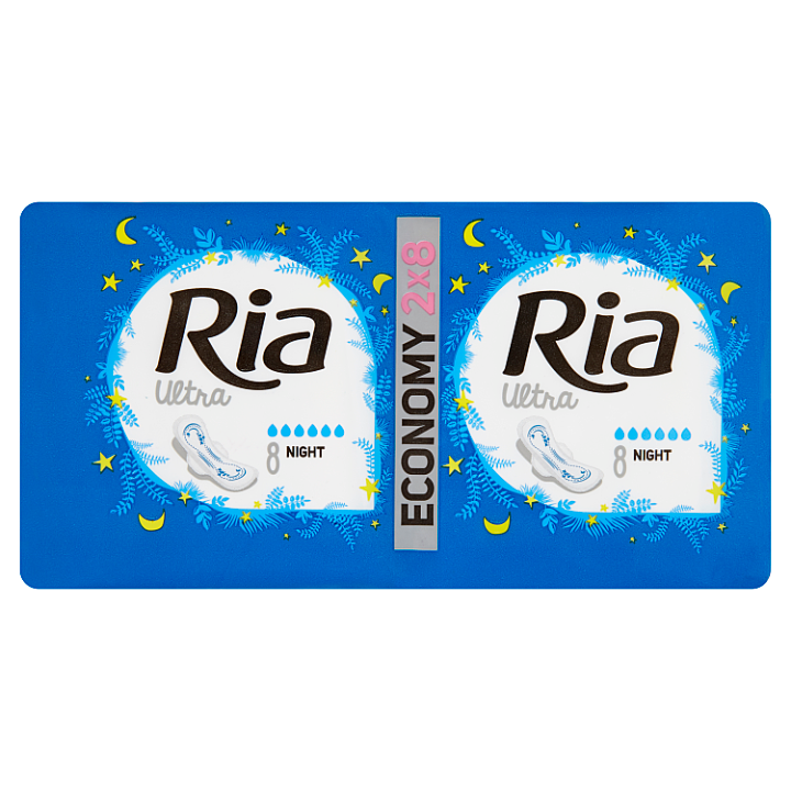 E-shop Ria Ultra Night vložky 2 x 8 ks