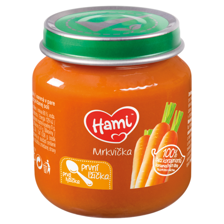 E-shop Hami zeleninový příkrm Mrkvička první lžička 125g